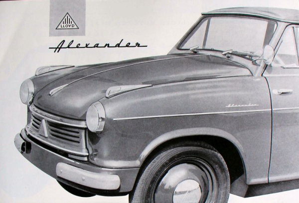 Lloyd Alexander Modelprogram 1959 Carbrochure (10129)